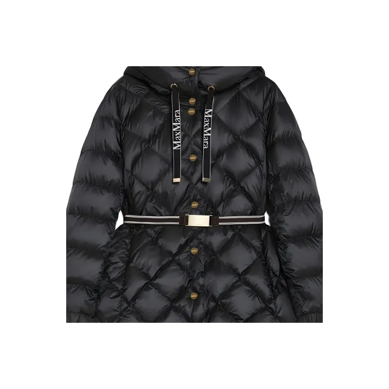 MaxMara Trecap Collection Down Jacket Women's Black-5