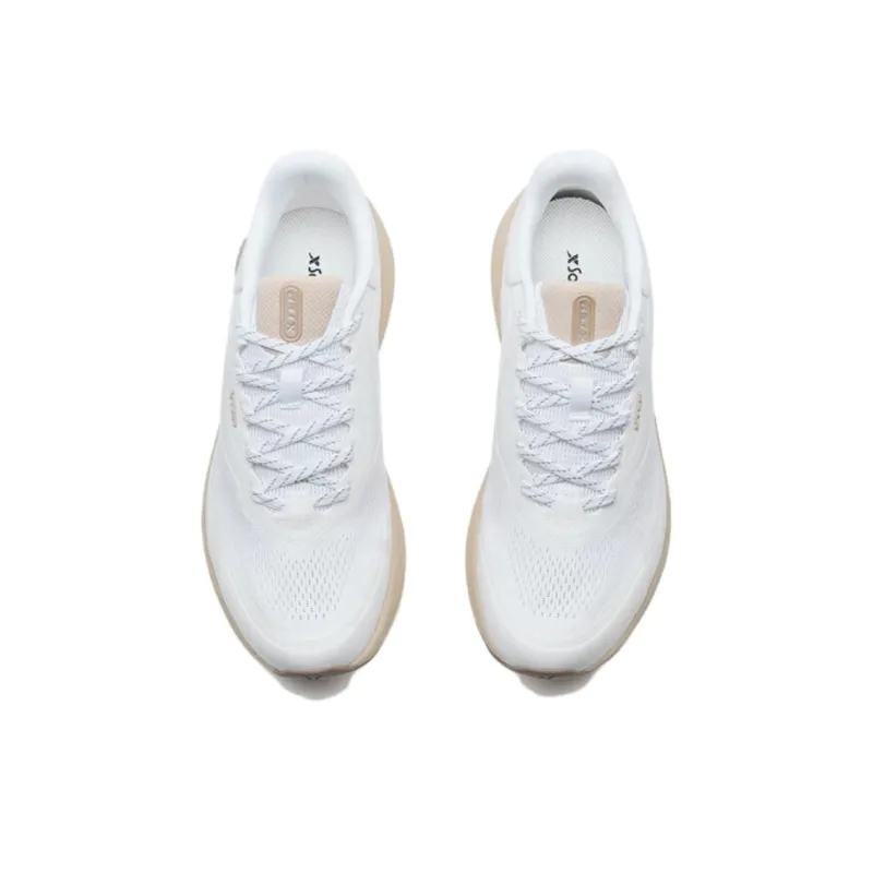 XTEP Fresh Look 2.0 Abrasion Resistant Slip Resistant Coverage Low Top Casual Shoes Women's White Brown-3