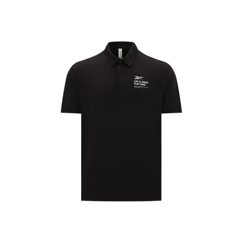 Reebok Polo Shirts Men Black