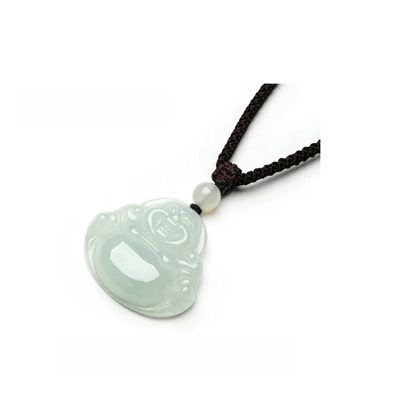 Harf Bean Type Jadeite Necklaces Unisex-2