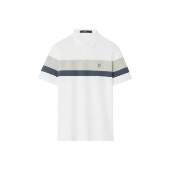 HLA Polo Shirts Men Raw White Trim 93