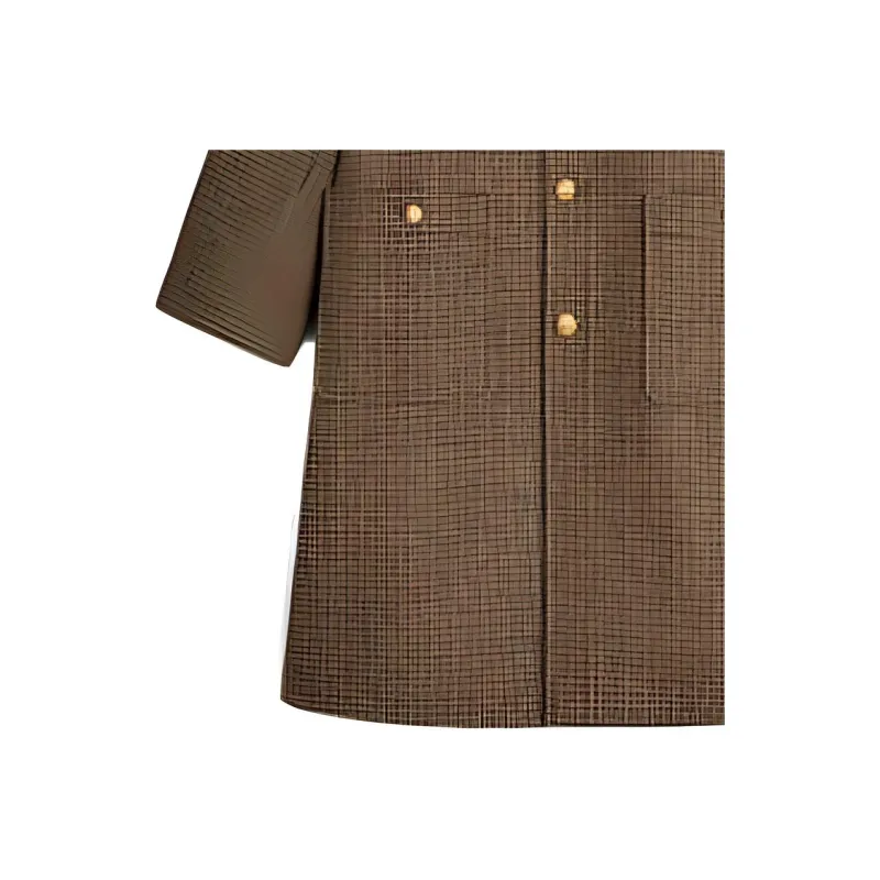 CELINE Coats Women's Brown-2