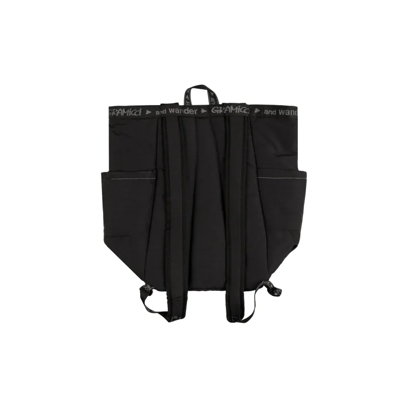 Gramicci Water-repellent Coating Backpack Unisex Black-2