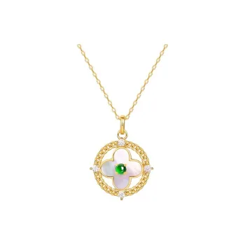 MAMADESHOUHU Ice Glutinous Jadeite Necklaces Women's