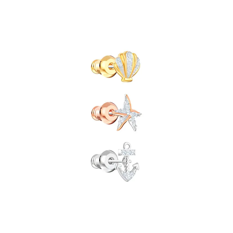 Swarovski Ocean Stud Earrings Women's-1