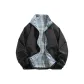 Blue Plaid & Black[Stand Collar Jacket Version]