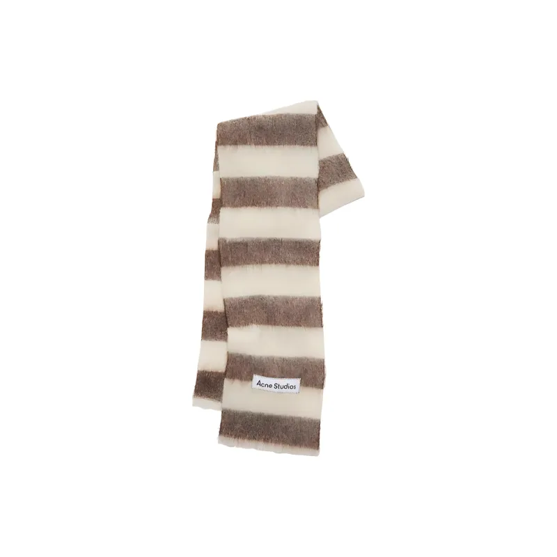 Acne Studios Knit Scarves Men's Umber-1