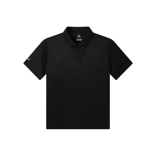 PEAK Polo Shirts Men Black