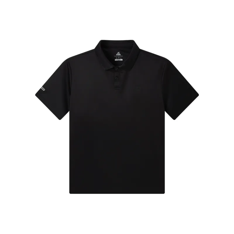PEAK Polo Shirts Men Black-0