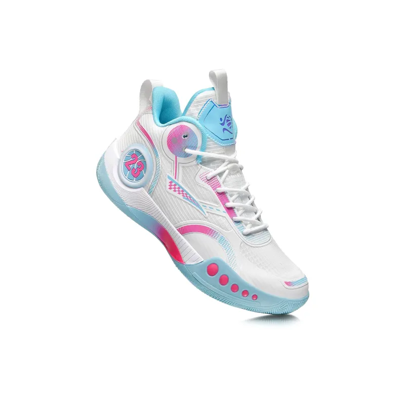 Goku Frieza Cushioning, Slip Resistant, And Abrasion Resistant Mid Top Basketball Shoes Unisex Pink Blue-3