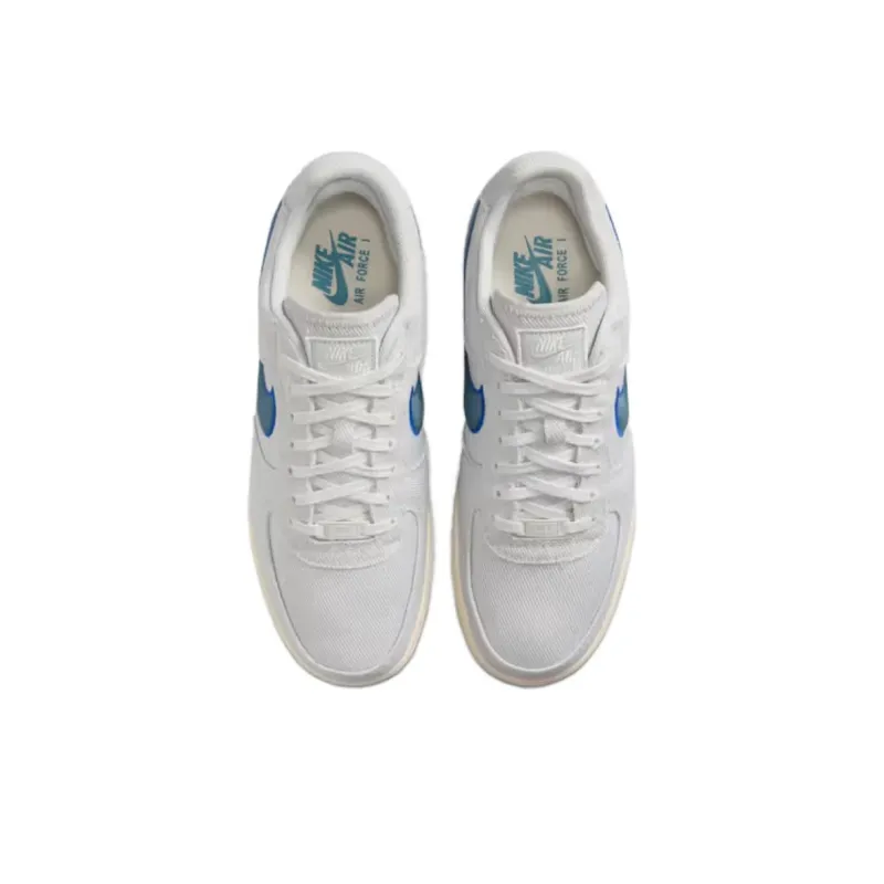Nike Air Force 1 Low Canvas Photon Dust Game Royal Pale Ivory Smokey Blue-2