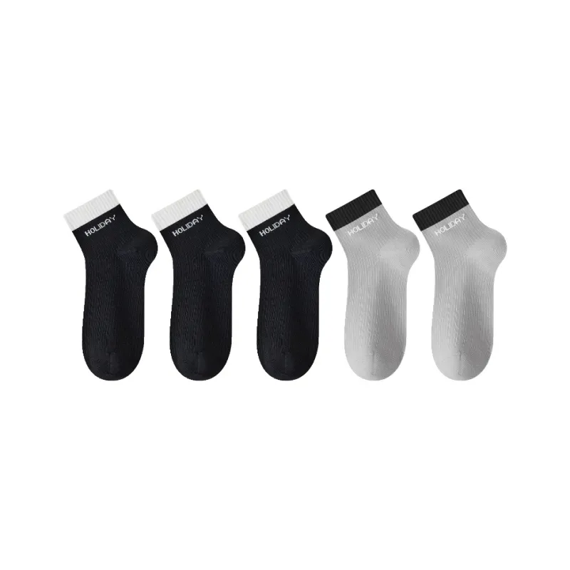 PLANDOO Mid Calf Socks Women's 5 Pack-4