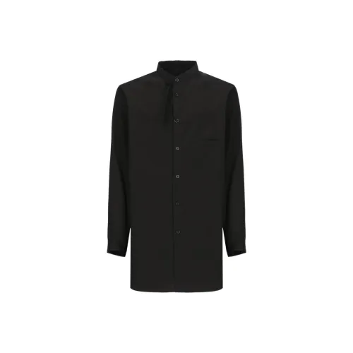 Yohji Yamamoto Pour Homme 블랙 남성 셔츠