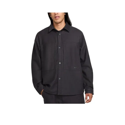 Nike Life Men's Long Sleeve Chamois Field Shirt