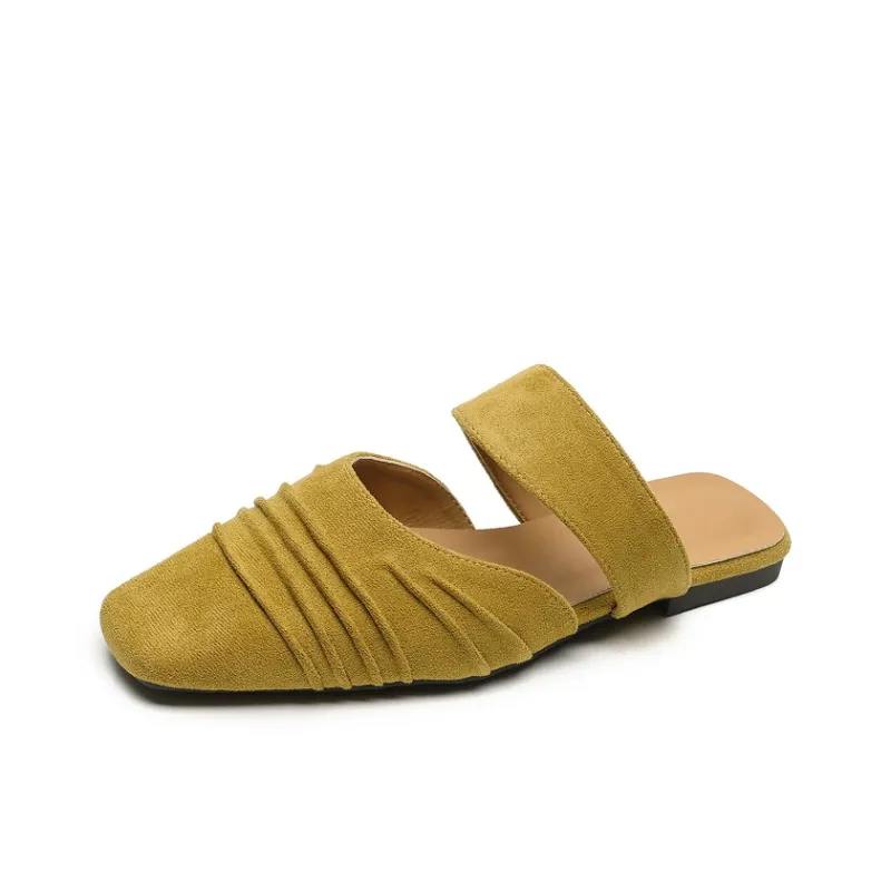 TADSW Rubber Sole Quiet Wrap toe Slippers Women's-3