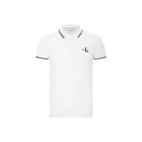 CALVIN KLEIN Polo Shirt Men's White
