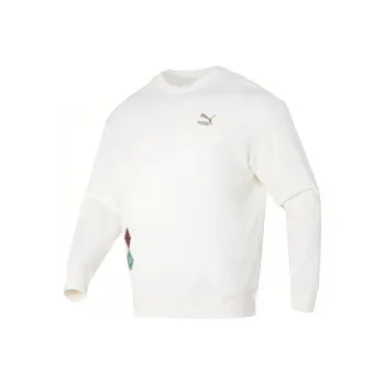 PUMA CNY Year Of The Dragon Series Sweatshirts Unisex White