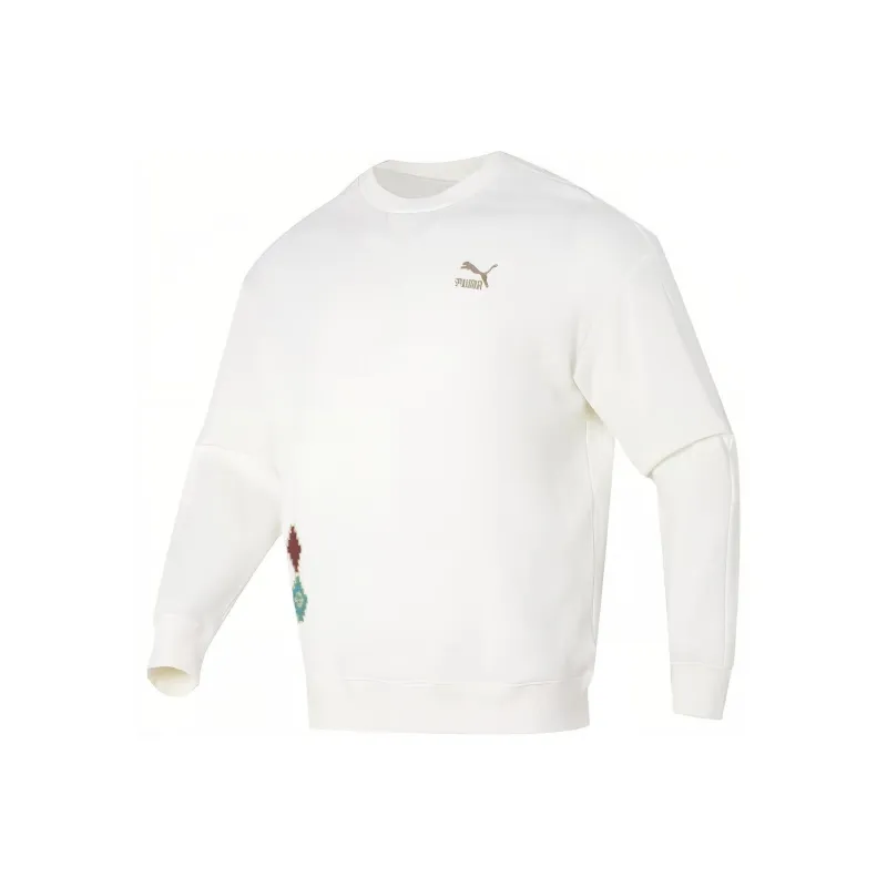 PUMA CNY Year Of The Dragon Series Sweatshirts Unisex White-0