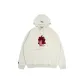 Gray, White, and Red Bell Pepper with A Cute Ghost Hoodie