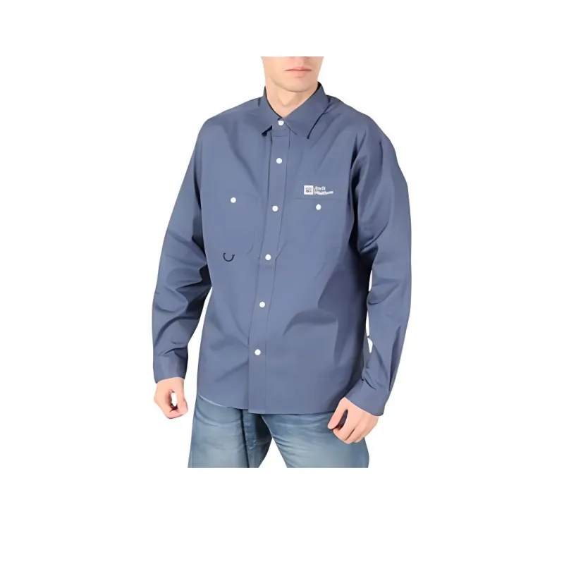 JACK WOLFSKIN Shirts Men Blue-0