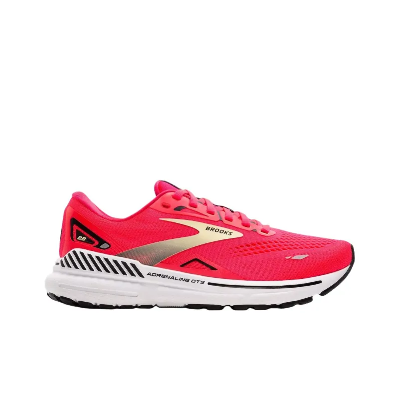 Brooks Adrenaline GTS 23 Anti Slip Wear Resistant Low Top Casual Running Shoes Women's Red-1