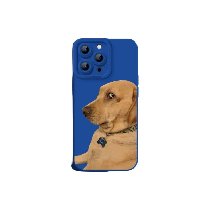 Wei Xin Silicone Material Couple's Corgi Puppy Phone Cases Compatible With IPhone 16/15 Pro Max/Apple 13/14 Pro/Max-8