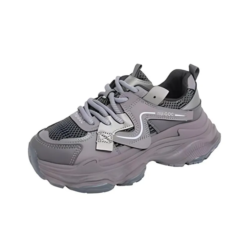 Puppytown Breathable, Slip Resistant, And Abrasion Resistant Low Top Chunky Sneakers Women's-6