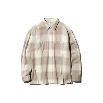UNIQLO Shirts Unisex Dark Beige