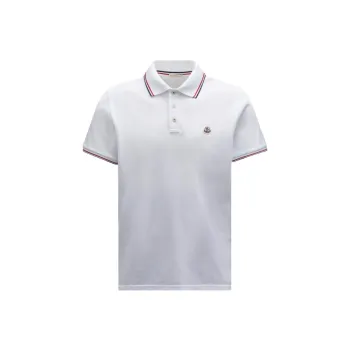 Moncler Logo Patch Short Sleeved Polo Shirt
