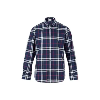 Burberry Logo Intarsia Wool Cotton Oversized Hoodie
