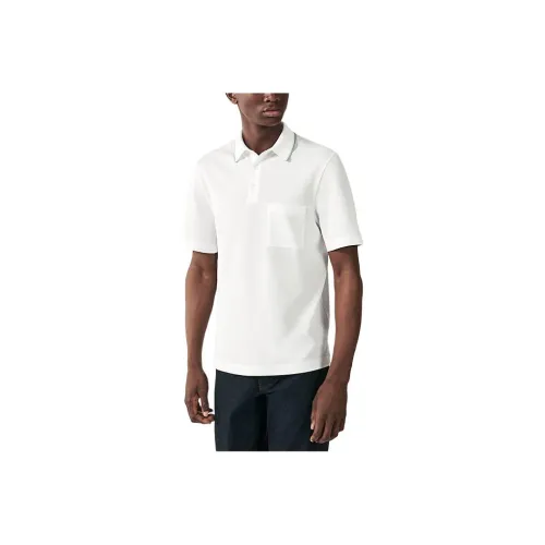 HERMES Polo Shirts Men White