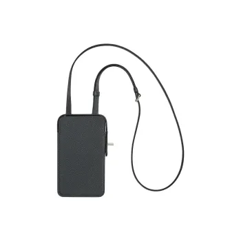 HERMES Hac A Bo Epsom Calfskin Cell Phone Pouch Women's H0 Misty Gray