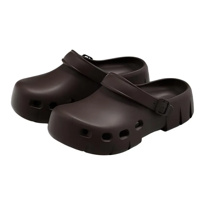 Yu Pu Clogs For Hospital Nurses Breathable Platform Slippers With Odor Resistant EVA, Closed Toe Home Slippers-2