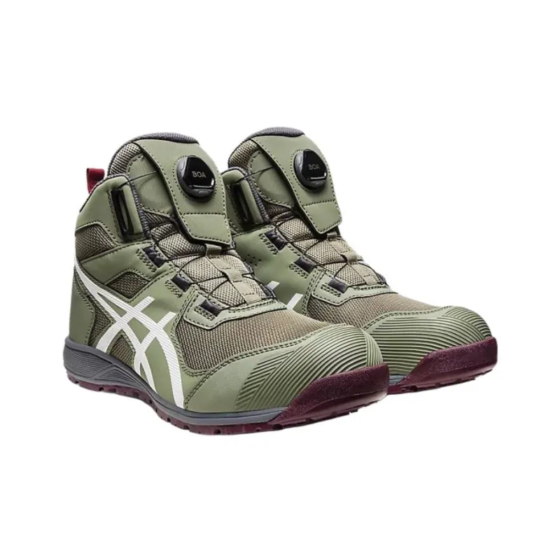 Asics Winjob CP214 Anti Slip Wear Resistant High Top Casual Shoes Men's Green-2