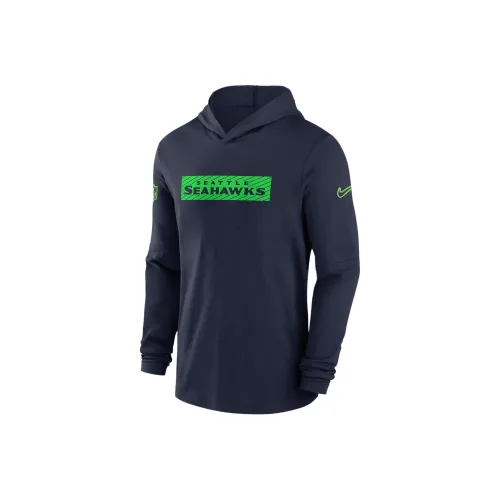 Nike Seattle Seahawks Sideline Men's Nike Dri FIT Nfl Long Sleeve Hooded Top