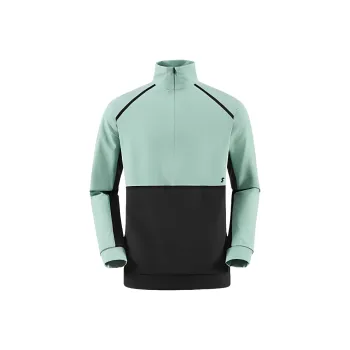 SALOMON SS25 Sweatshirt Unisex Sea Wave Blue/Pitch Black