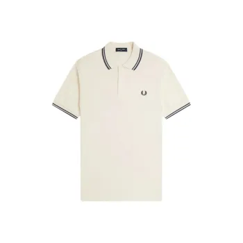 FRED PERRY Laurel Wreath embroidered Cotton Polo Shirt