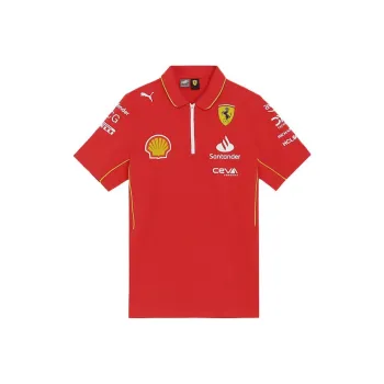 PUMA Camiseta Polo Para Hombre Del Equipo Scuderia Ferrari Pro
