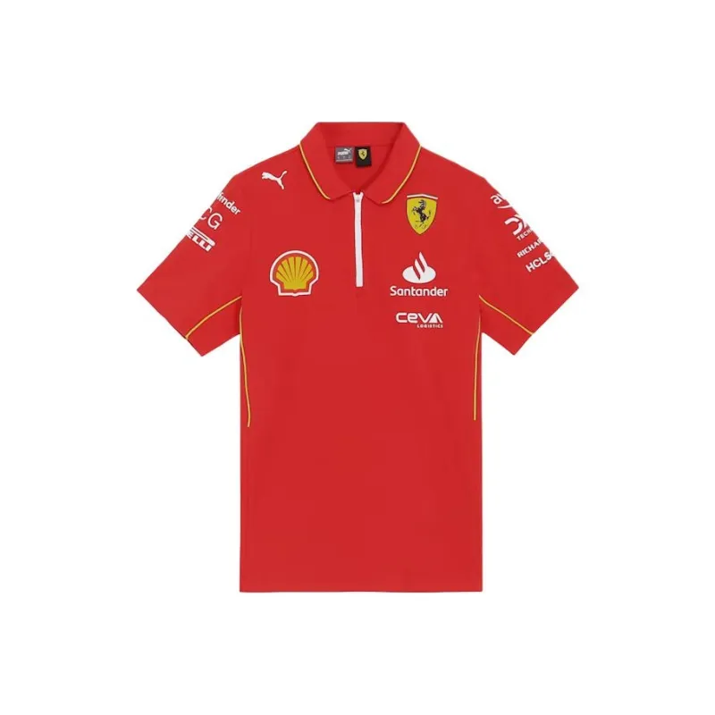 PUMA Camiseta Polo Para Hombre Del Equipo Scuderia Ferrari Pro-0