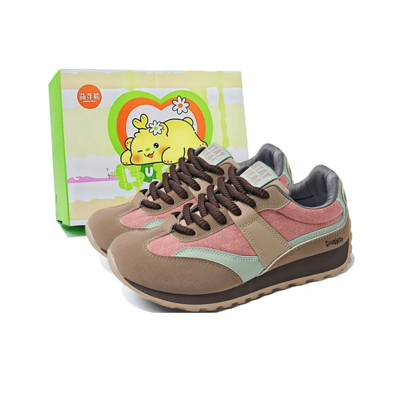 Budding Bear Anti-Slip And Wear-Resistant Lightweight Height Increasing Low-Top Casual Shoes Women's-0