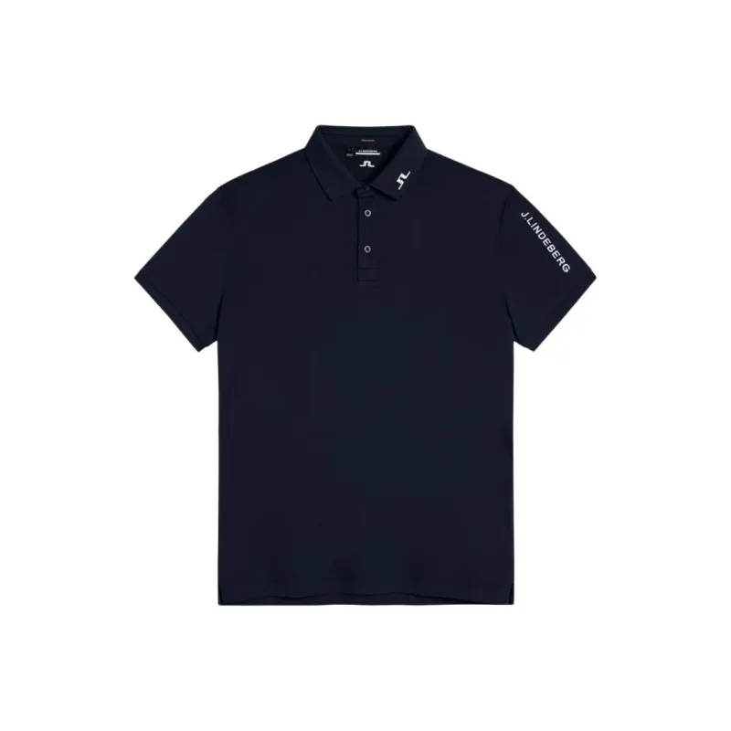 J.Lindeberg Tour Tech Logo embroidered Polo Shirt-0