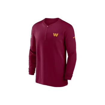 Nike x NFL Collaboration Dri-Fit Washington Commanders Sideline Sweatshirt Men's Deep Red