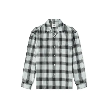 AMIPARIS Plaid Button-up Shirt