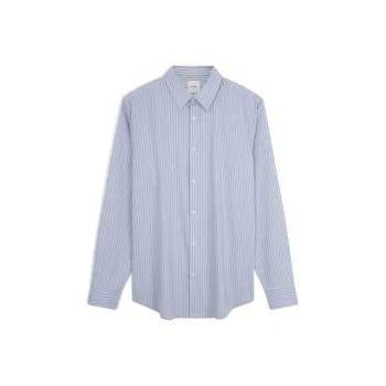 CALVIN KLEIN Shirt Men's Blue Background Stripes