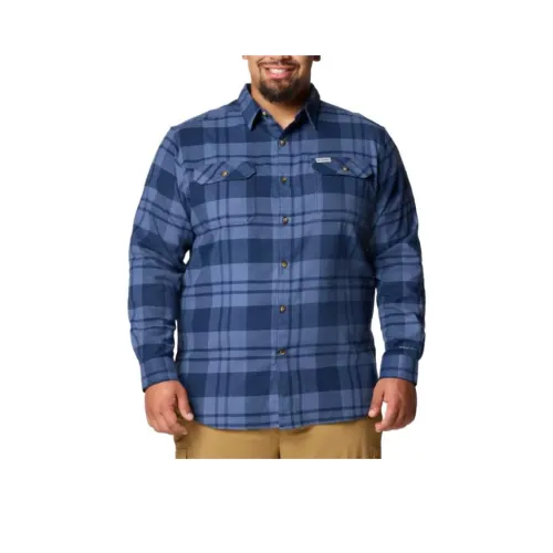 Columbia Flare Gun™ Stretch Flannel Shirt Men's Marine Blue