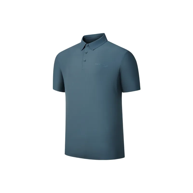Saucony Polo Shirt Men's Moonlight Blue-0