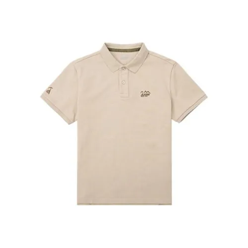 OZARK GEAR 베이지 브라운 남성 폴로 셔츠