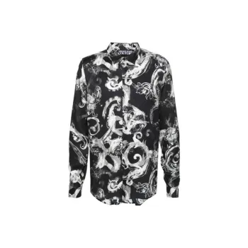 VERSACE JEANS Allover Printed Long Sleeved Shirt