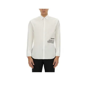 DSQUARED 2 Logo Printed Button Up Shirt
