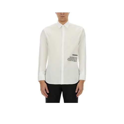 DSQUARED 2 Logo Printed Button Up Shirt